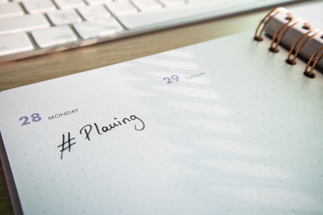 A TEAS study planner and calendar used to schedule practice tests