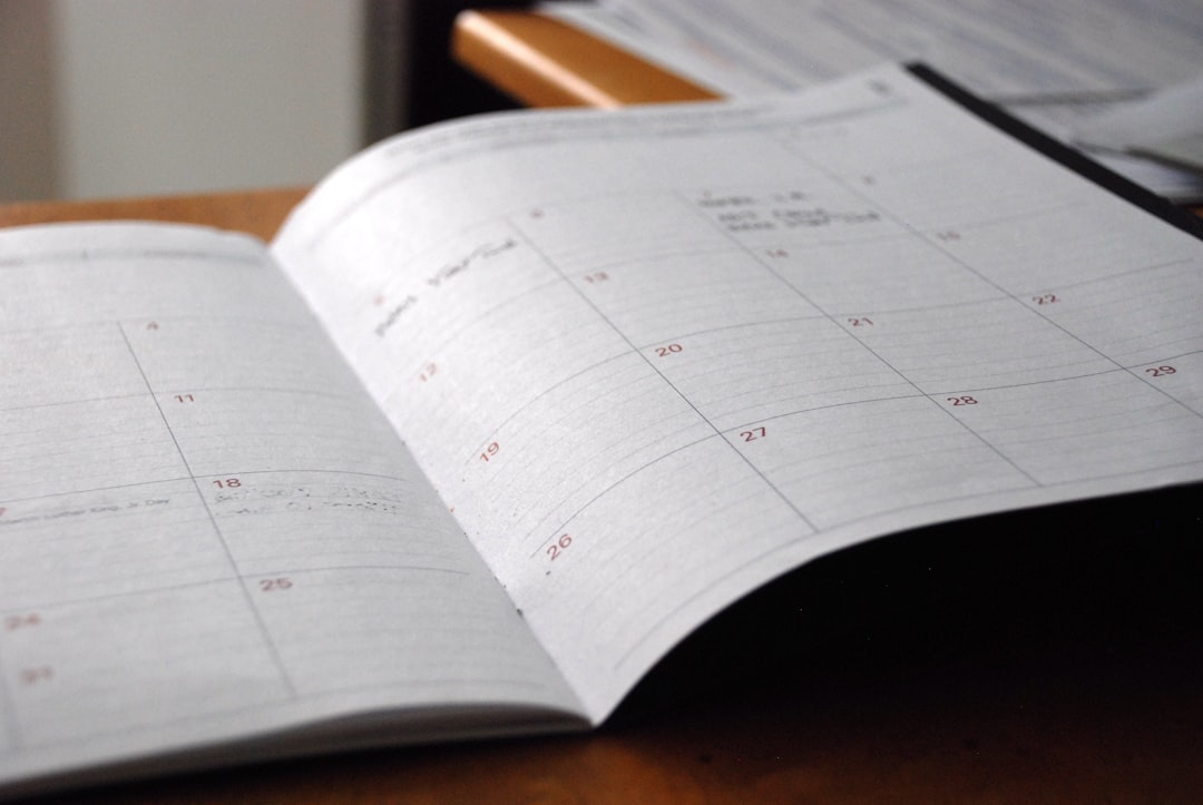 A two-week TEAS science study calendar with timed practice sessions marked each day