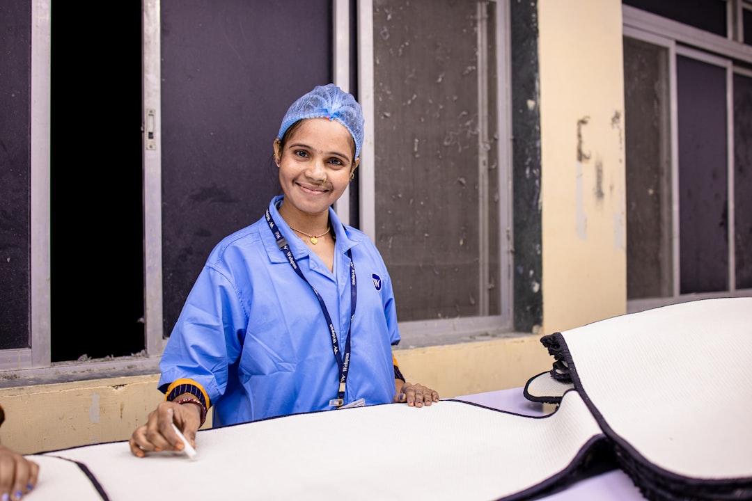 Travel nurse reviewing an itemized pay-package contract
