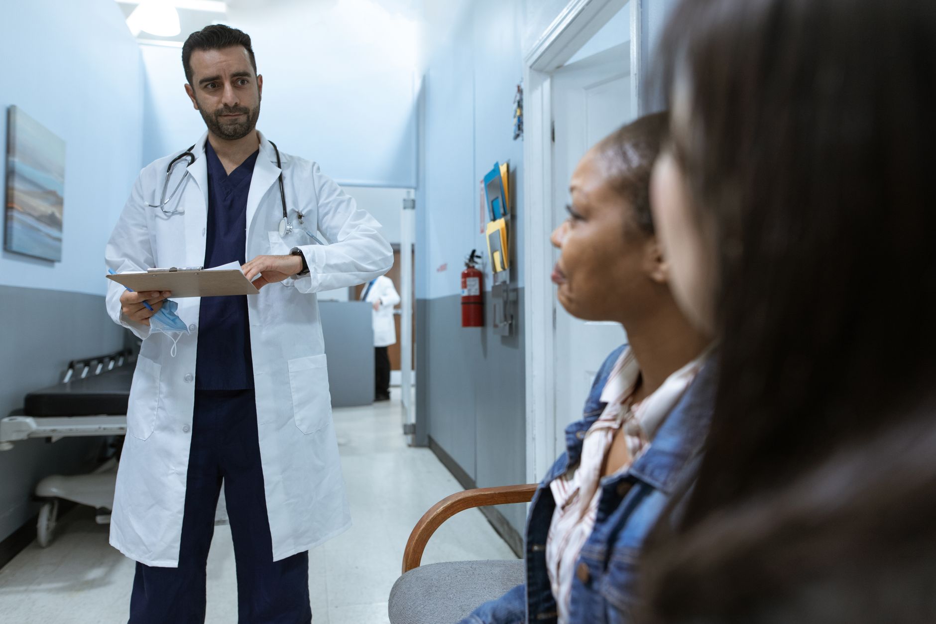 DNP-prepared nurse practitioner providing advanced clinical care to a patient